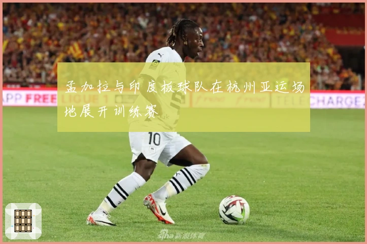 孟加拉与印度板球队在杭州亚运场地展开训练赛